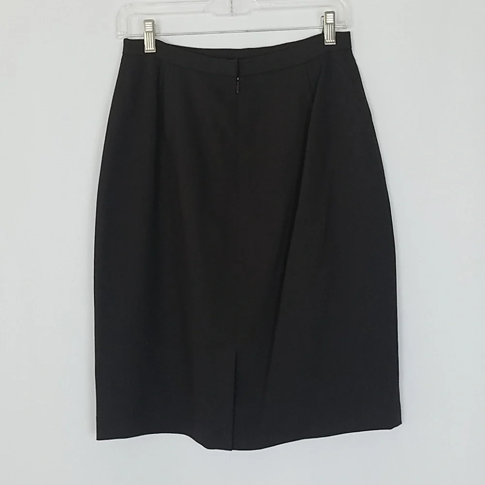 Oscar De La Renta women 8 brown wool‎ pencil skirt